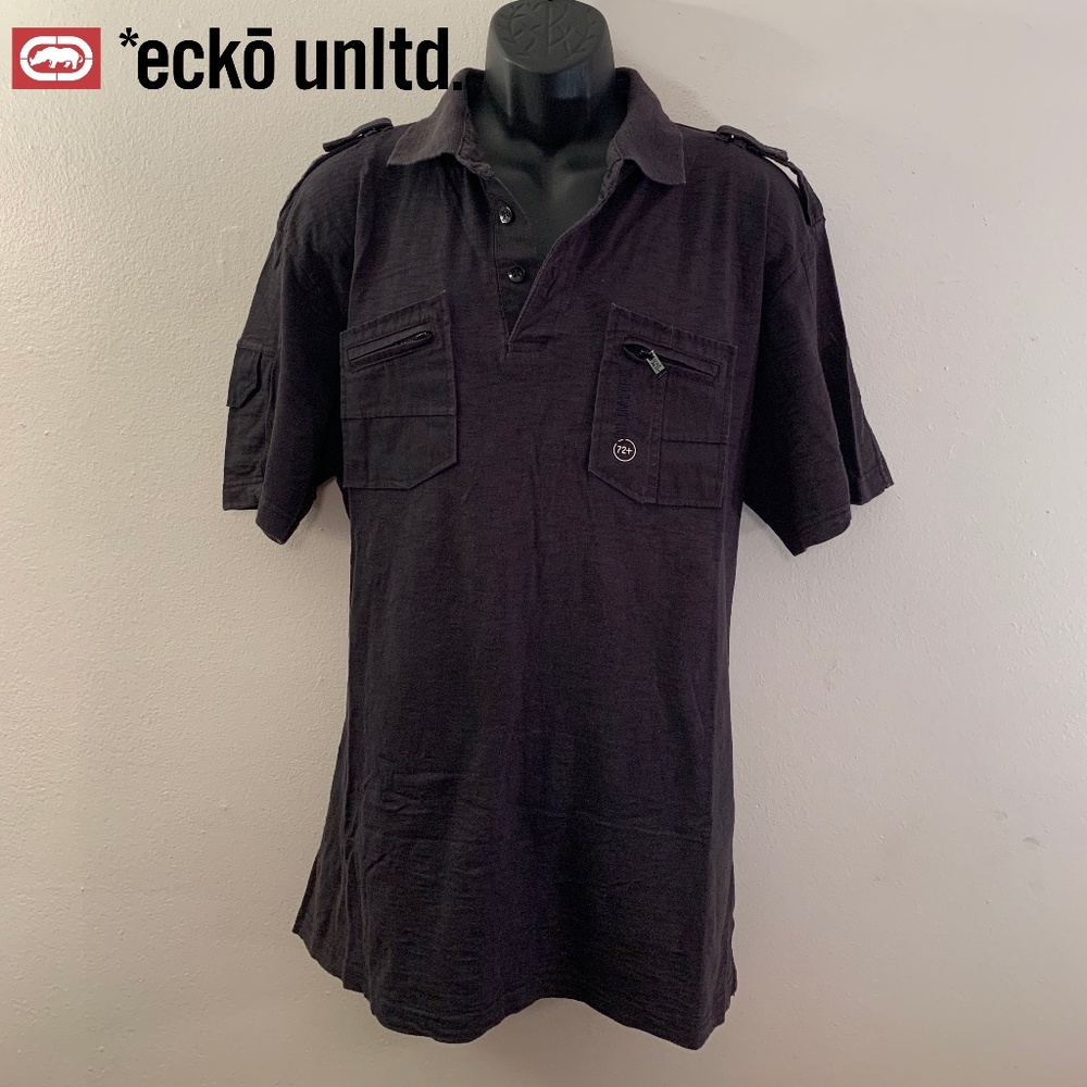 Ecko Unltd Polo w Pockets XXL 100% Cotton